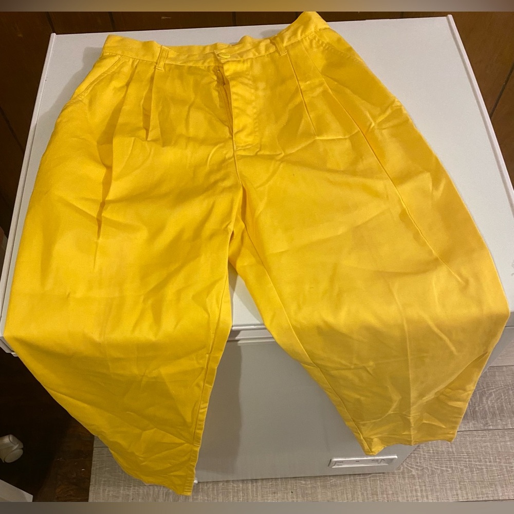 Bright Yellow Pants